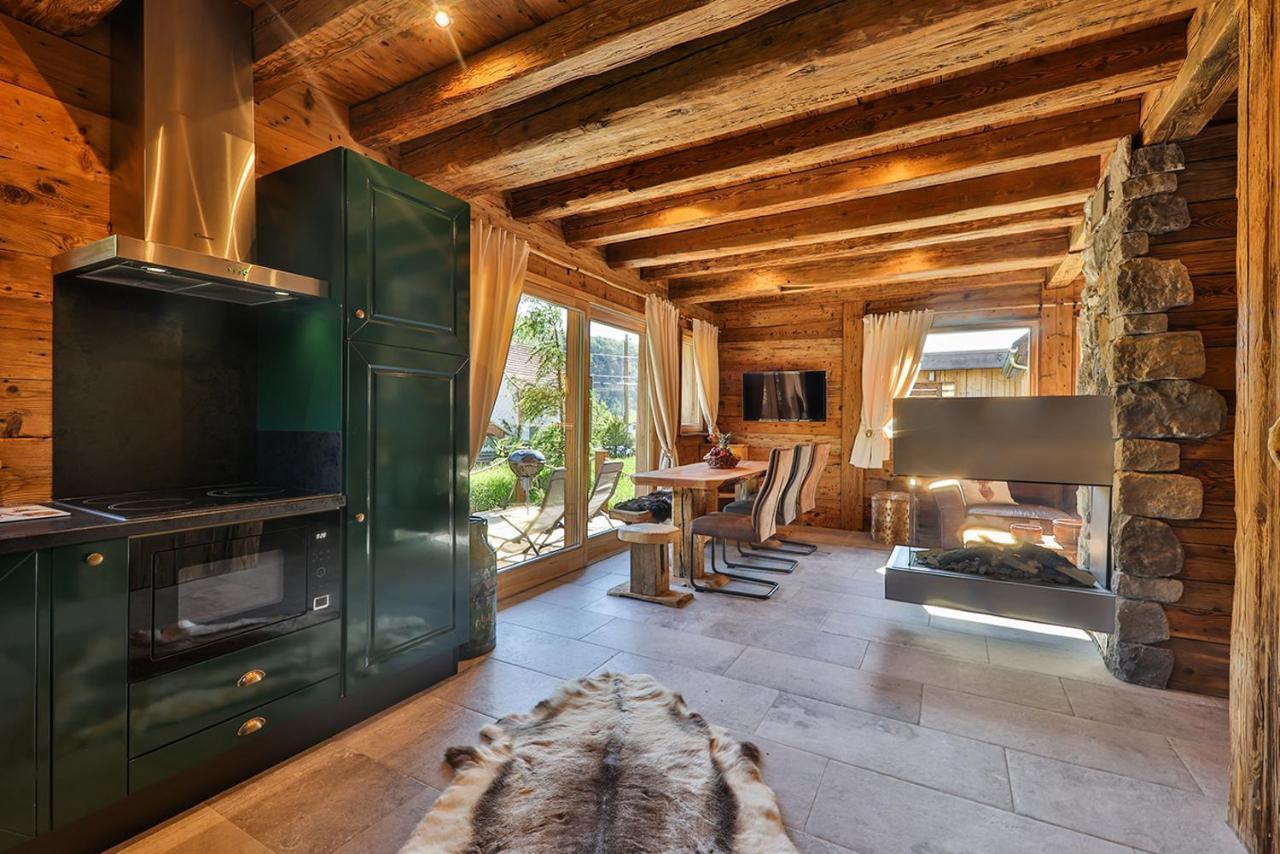 Chalet Hohneck 4 Etoiles, Vieux Bois Et Pierre, Spa, Sauna, Borne De Recharge Stosswihr Exterior foto